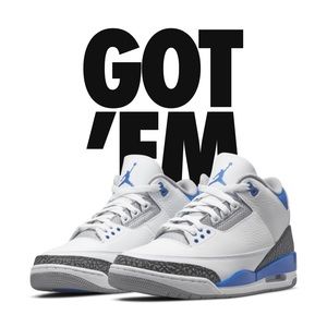 Jordan 3 retro racer blue